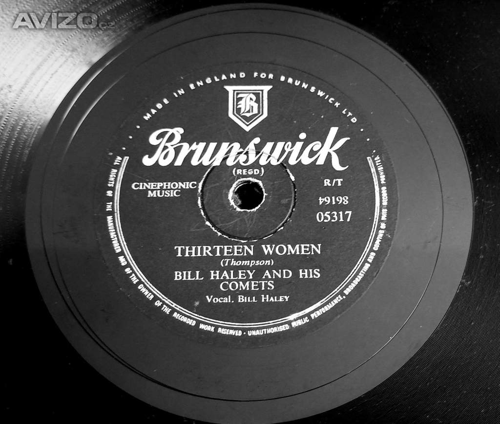 Foto inzerátu Originální šelaková deska (78 ot./min.): Bill Haley – Rock Around the Clock (Brunswick)