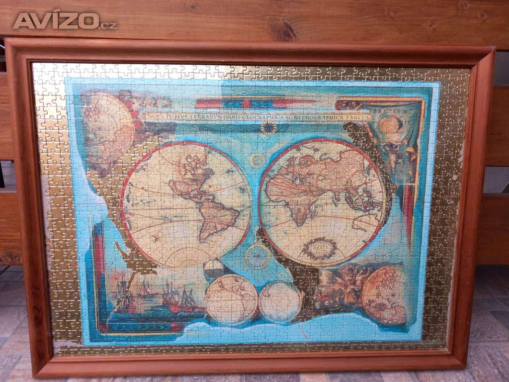 Obraz z puzzle - Globus