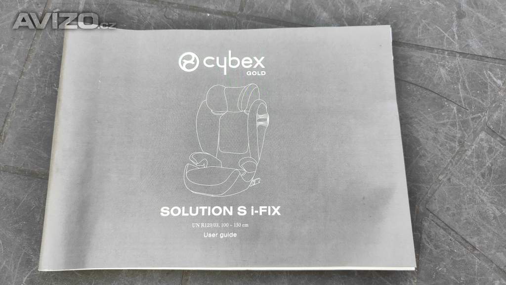 Foto inzerátu Dětská autosedačka Cybex Solution S i-Fix (100–150 cm) – Barva modrá