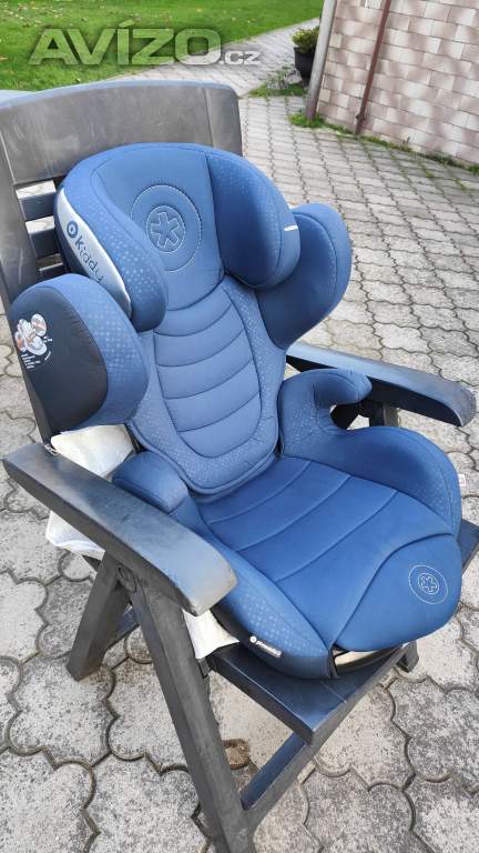 Foto inzerátu Špičková autosedačka Kiddy Phoenixfix 3 (9–18 kg) s pultíkem – Modrá