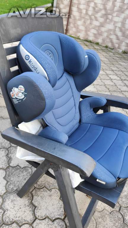Foto inzerátu Špičková autosedačka Kiddy Phoenixfix 3 (9–18 kg) s pultíkem – Modrá