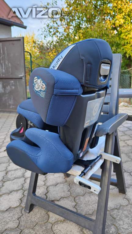 Foto inzerátu Špičková autosedačka Kiddy Phoenixfix 3 (9–18 kg) s pultíkem – Modrá