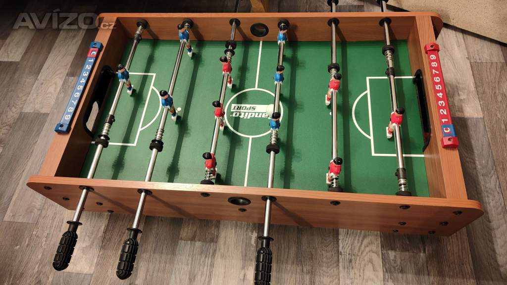 Foto inzerátu Kvalitní stolní fotbálek Bandito Mini-Kicker Teleskop (95x52x25 cm)