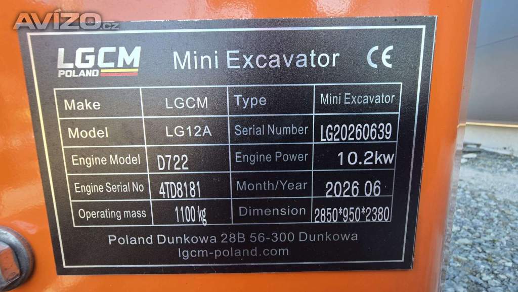 Foto inzerátu Minirypadlo Kubota LGCM LG12A s drapákem + 3 lžíce
