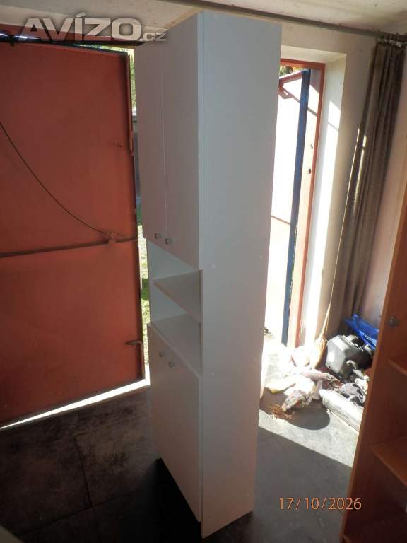 Foto inzerátu Nová Bílá velká Skříňka do Koupelny 195x50x29