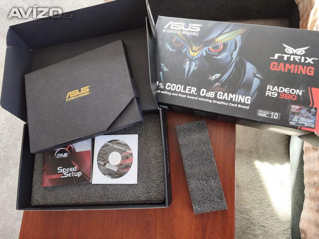 Prodám gr kartu ASUS STRIX-R9380-DC2-4GD5-GAMING