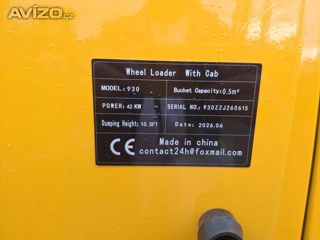 Foto inzerátu Kolový nakladač Captok CK930 42 kW / 57 HP, 4×4