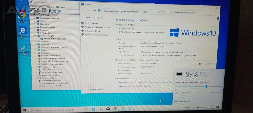 Foto inzerátu Acer Aspire 1 A114-32 