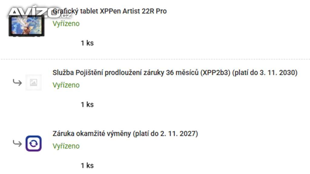 Foto inzerátu Graf. Tab. XP-PEN Artist 22R Pro + záruka do 2030