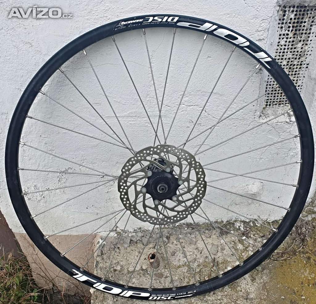 PREDNI KOLO 26PALCU,NABOJ NA UPINAK,KOT BRZDA PRUMER 160MM