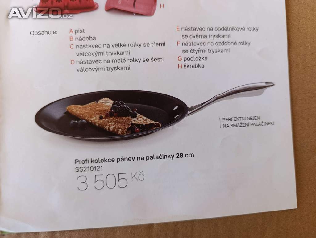 Foto inzerátu Tupperware Profi kolekce pánev na palačinky 28 cm 