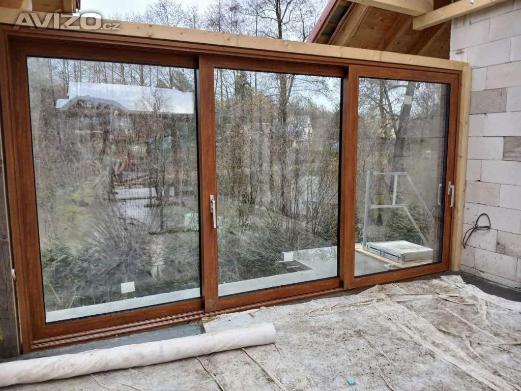 Foto inzerátu Francouzské posuvné okna 2000 x 2000 mm.