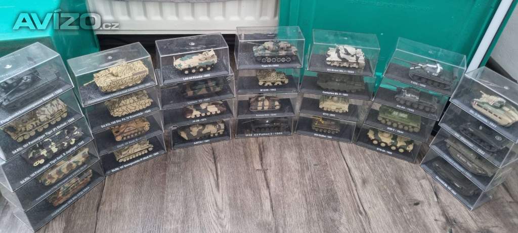 Sbírka modelů tanků 1:72 