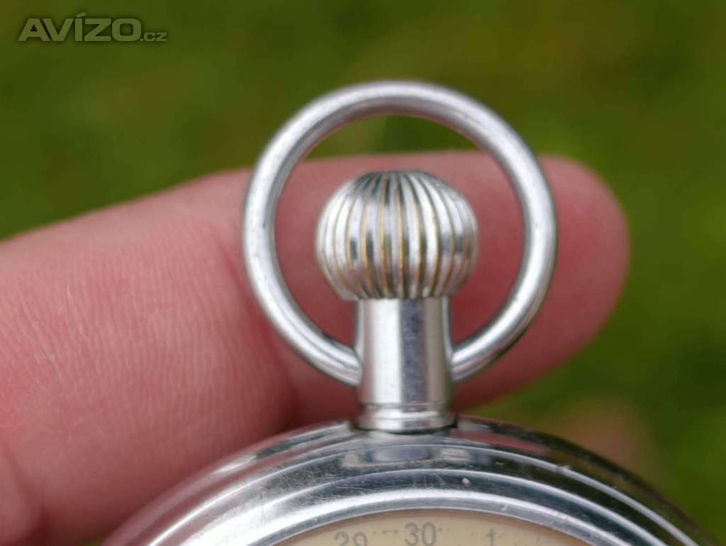 Foto inzerátu Starožitné mechanické stopky Hanhart 52 mm
