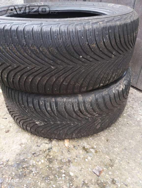 Foto inzerátu 2x zimní pneumatiky Michelin 215/55/17h