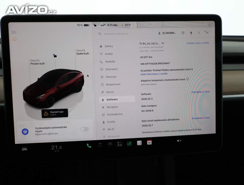 Foto inzerátu Tesla Model Y Long Range AWD 79kWh