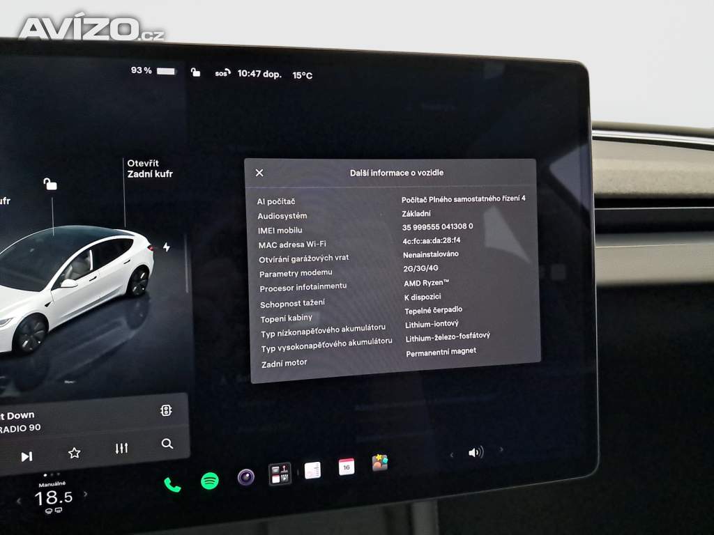 Foto inzerátu Tesla Model 3 Standard Range 60kWh