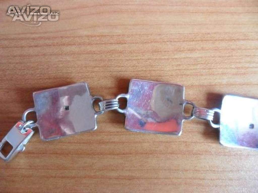 Foto inzerátu Stříbrný náramek s egyptským motivem