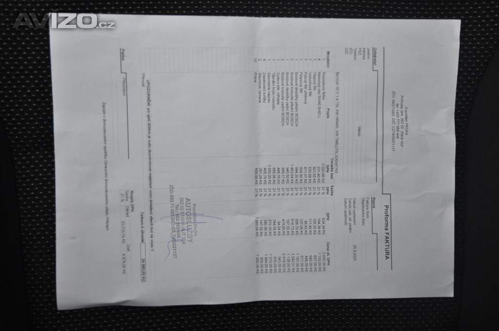 Foto inzerátu Škoda Yeti 1.4TSi 90kW PANORAMA