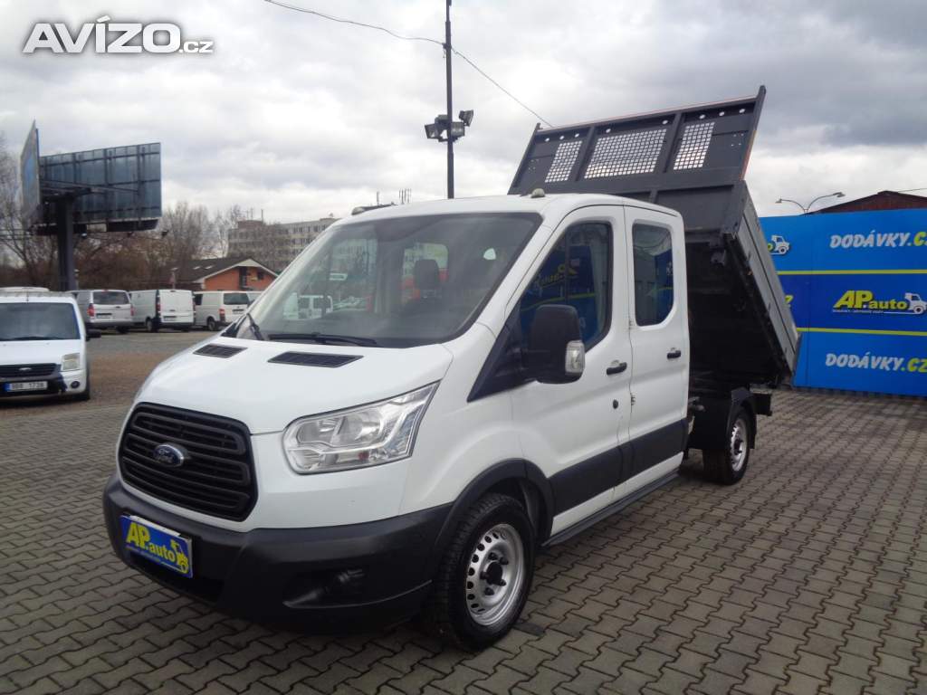 Ford Transit 2,2 TDCI  DVOJKABINA 3STRANNÁ