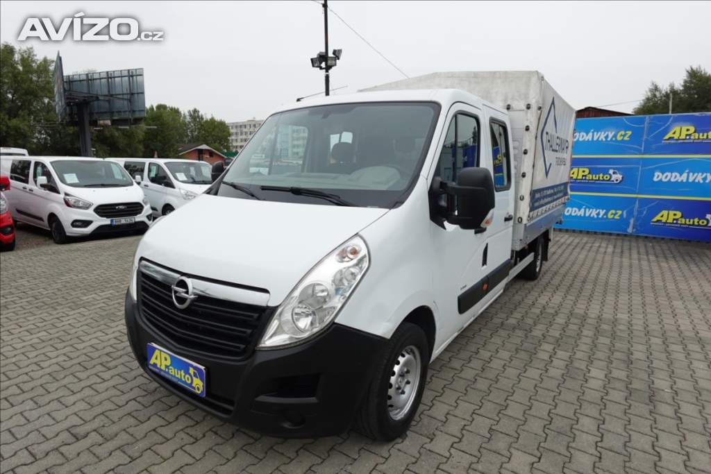 Opel Movano 2,3 CDTI  DVOJKABINA 7MÍST VAL