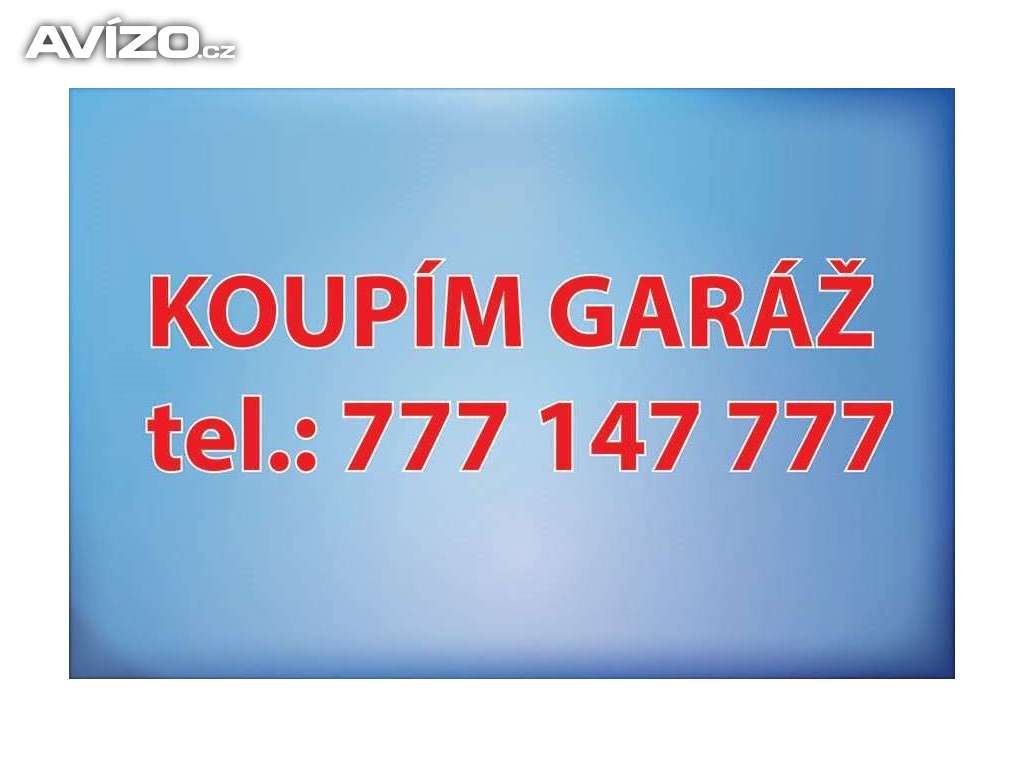 Koupím garáž Hrabůvka, Zábřeh , Výškovice