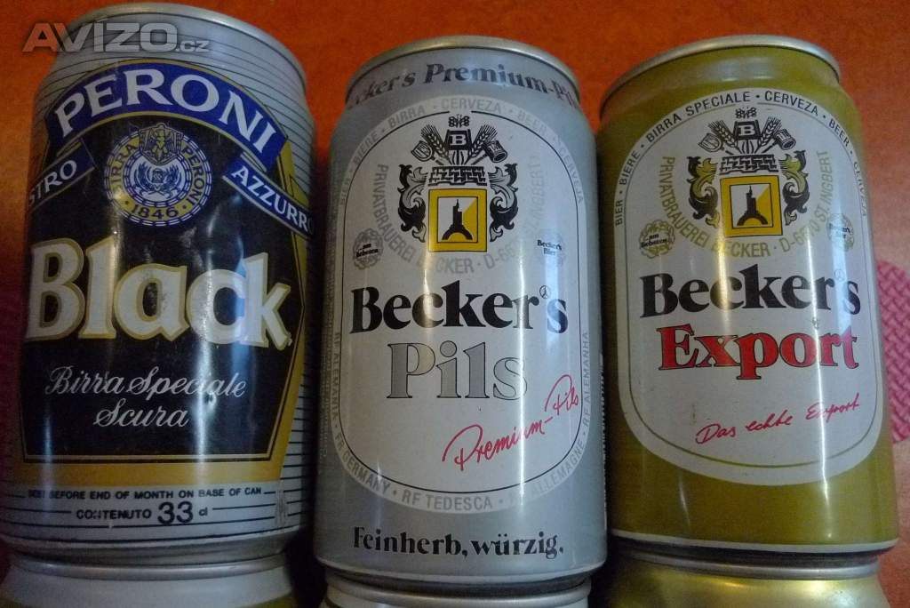 Foto inzerátu Plechovky od piv a limonád