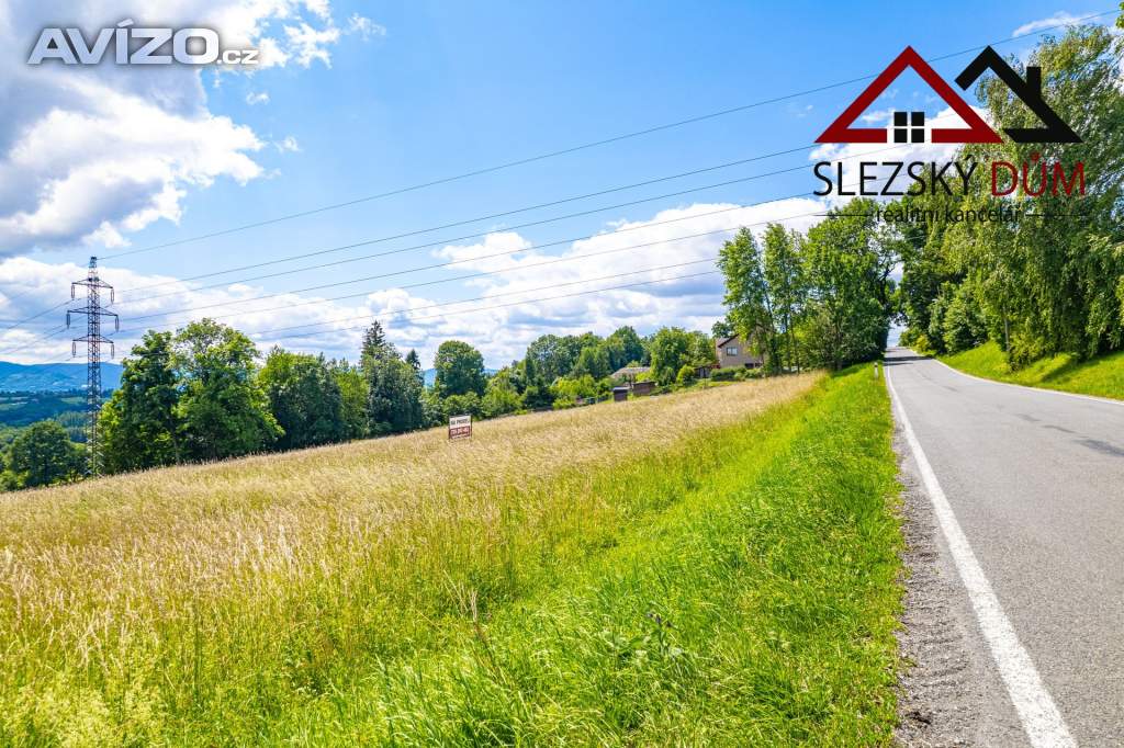 Pozemek 8.390 m2 s možností výstavby RD, výhled na Beskydy, Český Těšín, část Mistřovice