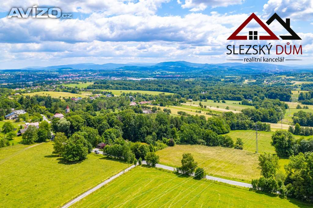 Foto inzerátu Pozemek 8.390 m² s možností výstavby RD, výhled na Beskydy, Český Těšín, část Mistřovice