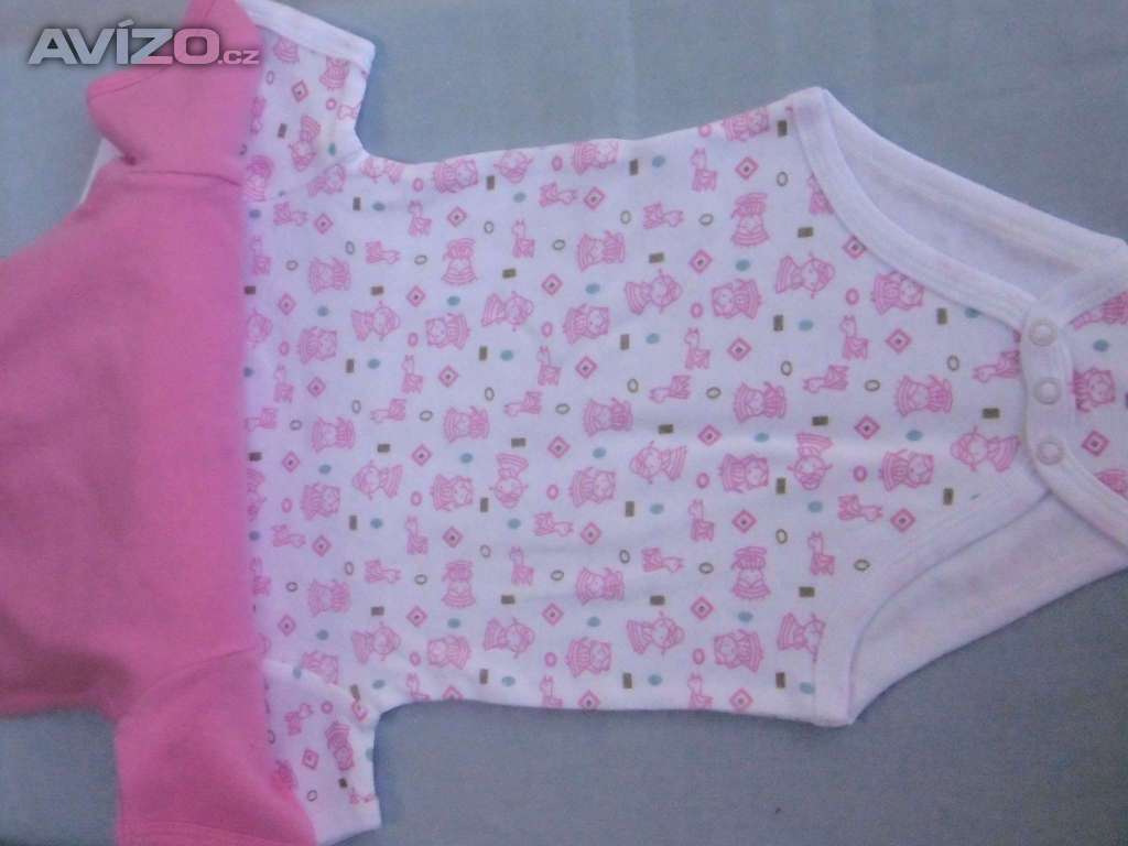 Nové body s krátkým rukávem 3 kusy