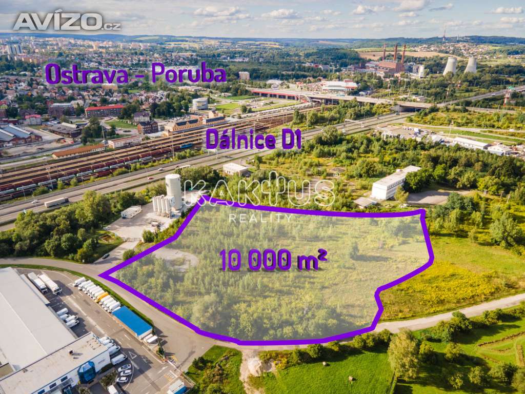 Prodej komerčního pozemku 10.000 m2 , ulice Františka a Anny Ryšových, Ostrava - Svinov