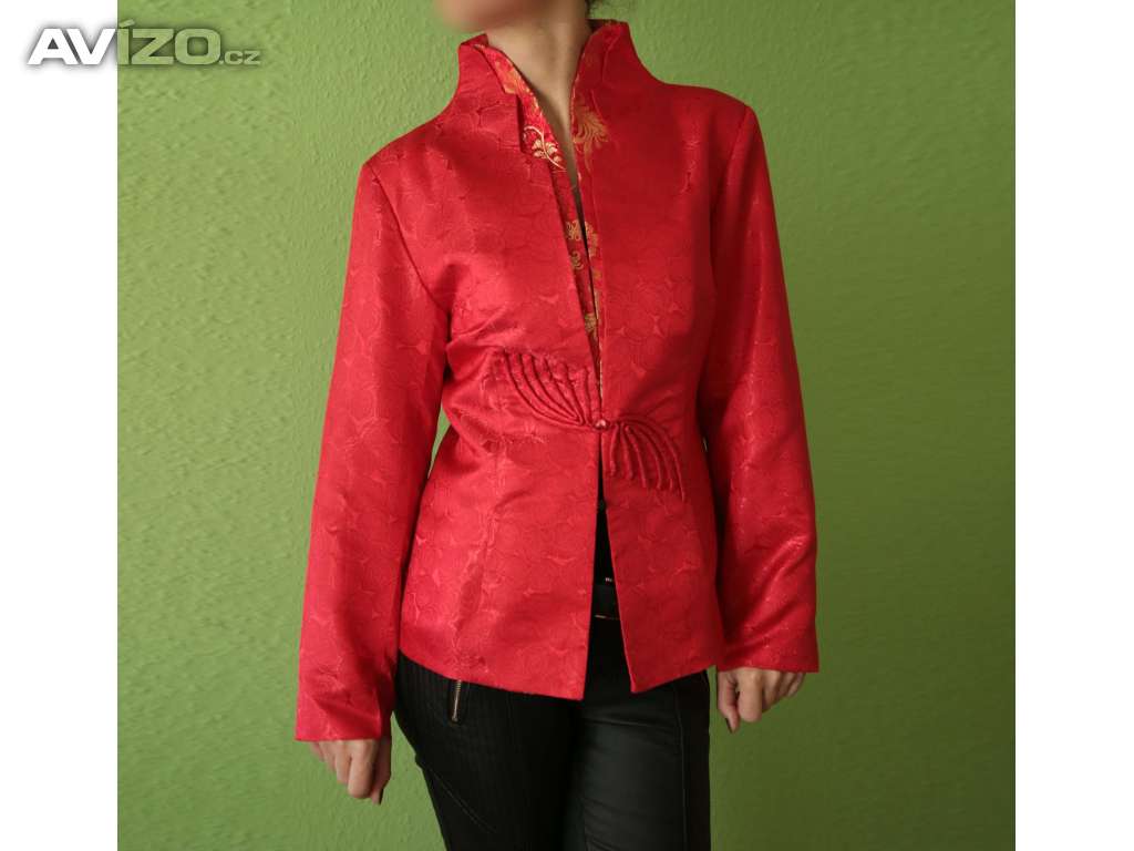 Nové originální čínské sako-kabátek, 42