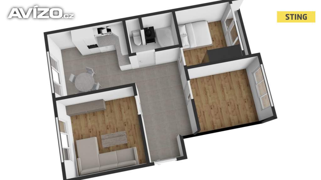 Foto inzerátu Prodej, byt 3+1, 64 m2