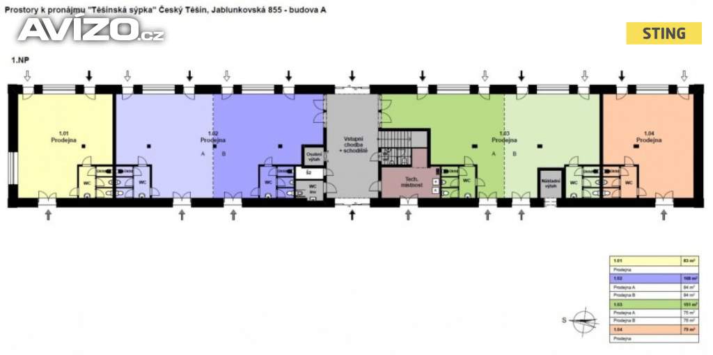 Foto inzerátu Pronájem, prodejny, 481 m2