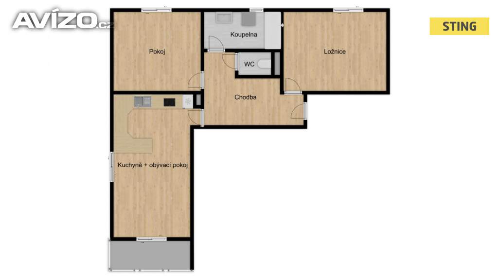 Foto inzerátu Prodej, byt 3+kk, 77 m2