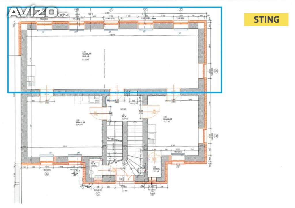 Foto inzerátu Pronájem, kanceláře, 56 m2