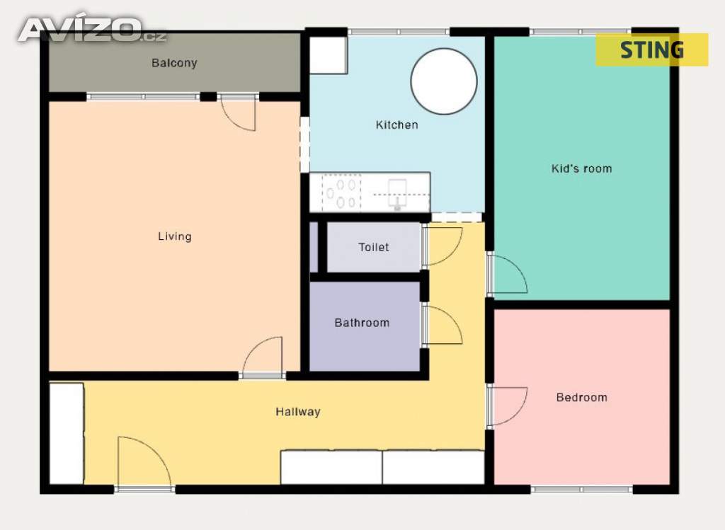 Foto inzerátu Pronájem, byt 3+1, 64 m2