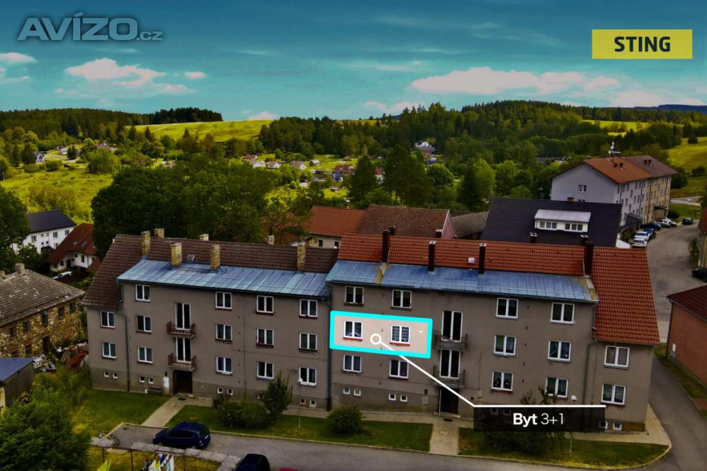 Prodej, byt 3+1, 82 m2