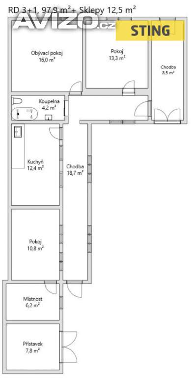 Foto inzerátu Prodej, Rodinný dům, 110 m2