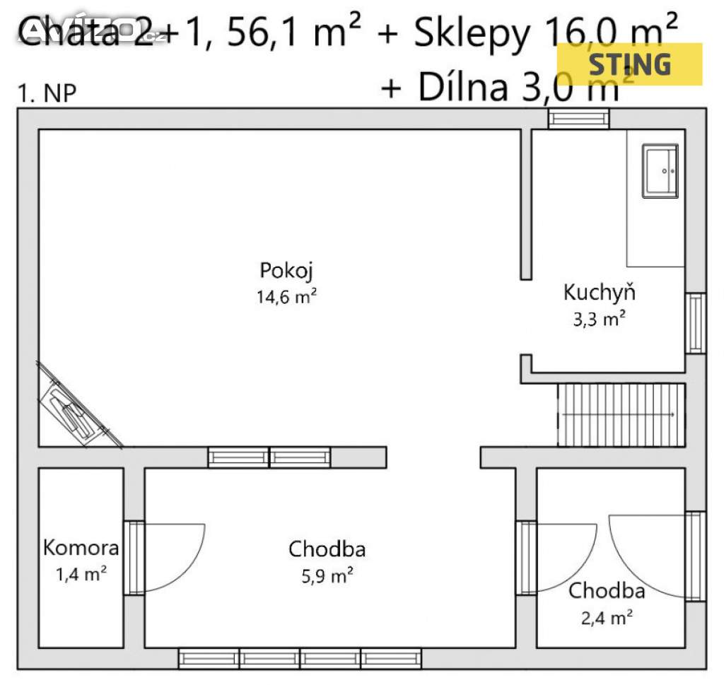 Foto inzerátu Prodej, chata, 63 m2