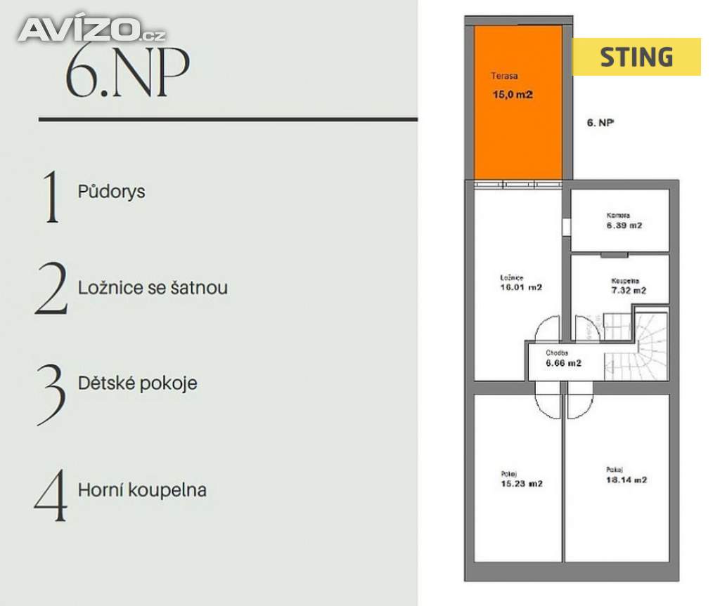 Foto inzerátu Pronájem, byt 4+1, 120 m2