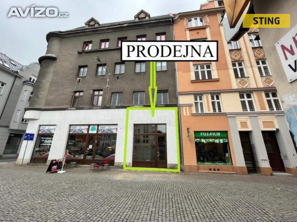 Pronájem, prodejny, 80 m2