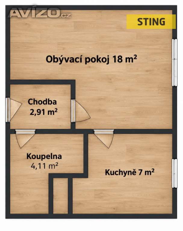 Foto inzerátu Prodej, byt 1+1, 32 m2