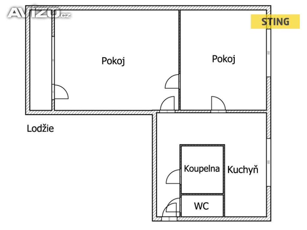 Foto inzerátu Pronájem, byt 2+1, 52 m2
