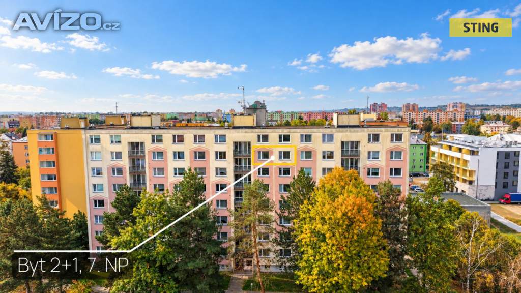 Prodej, byt 2+1, 57 m2