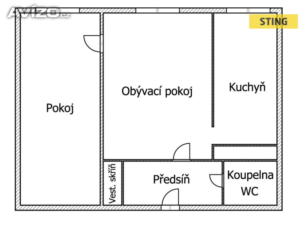 Foto inzerátu Prodej, byt 2+1, 45 m2