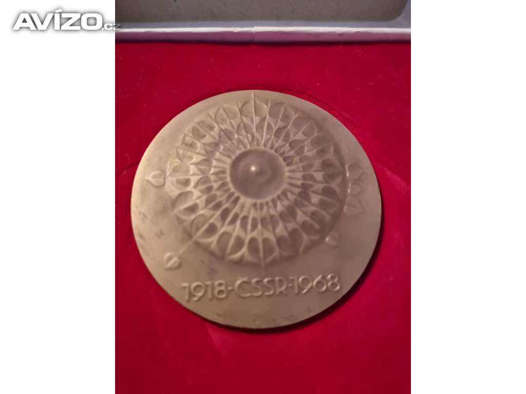 Medaile - 1918-1968 ČSSR