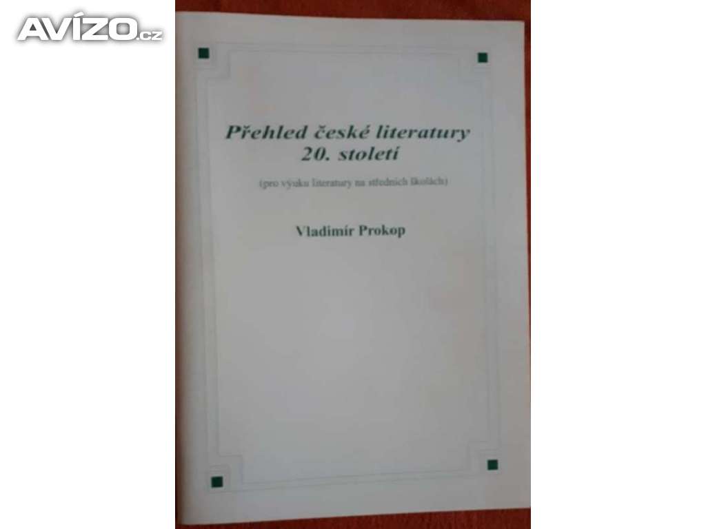 Přehled české literatury 20. století