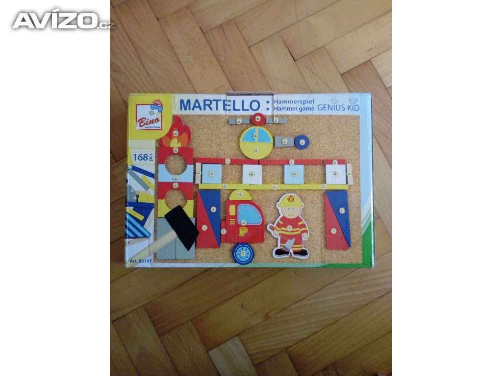 Prodám novou hru s kladívkem - hasiči.