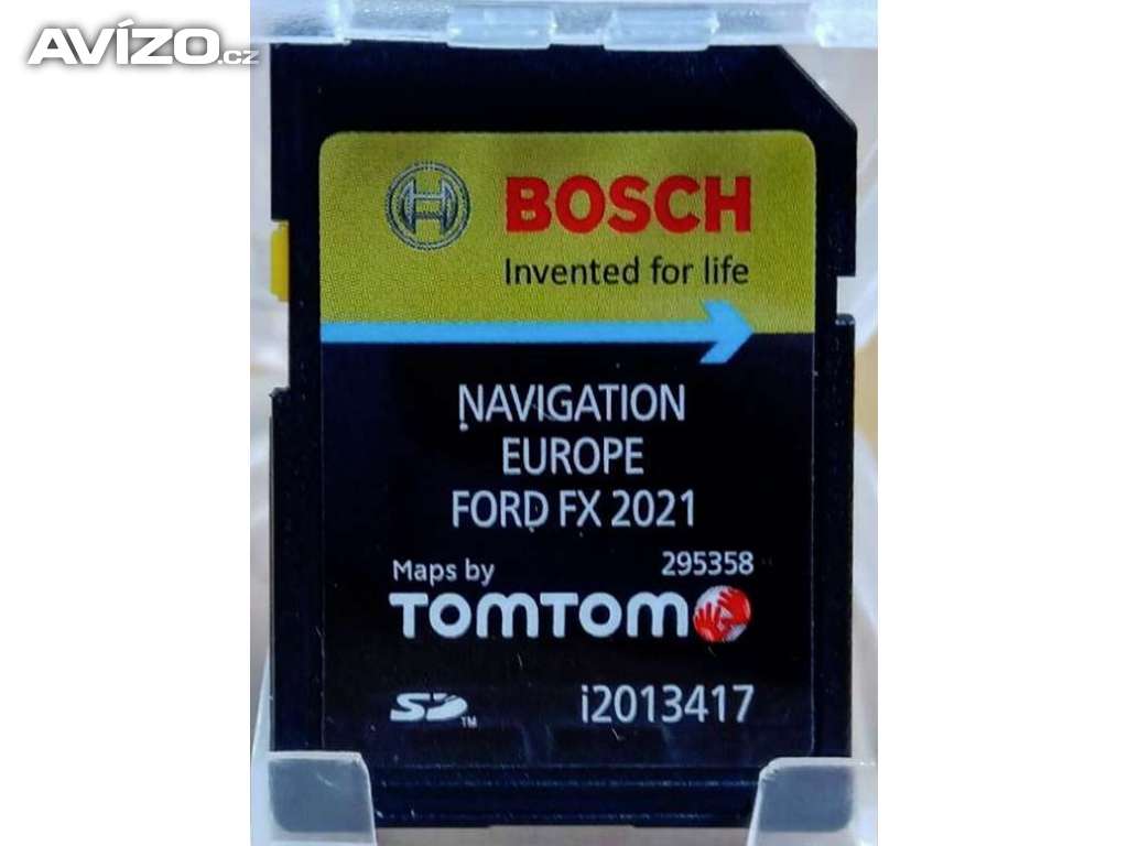 Nove: Mapy SD Karta Ford FX Europe 2021
